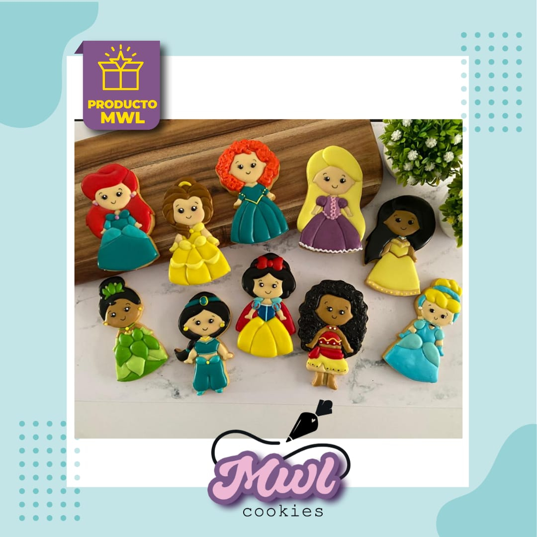 Set De Cortadores De Princesas De Disney Ariel Moana Cenicienta